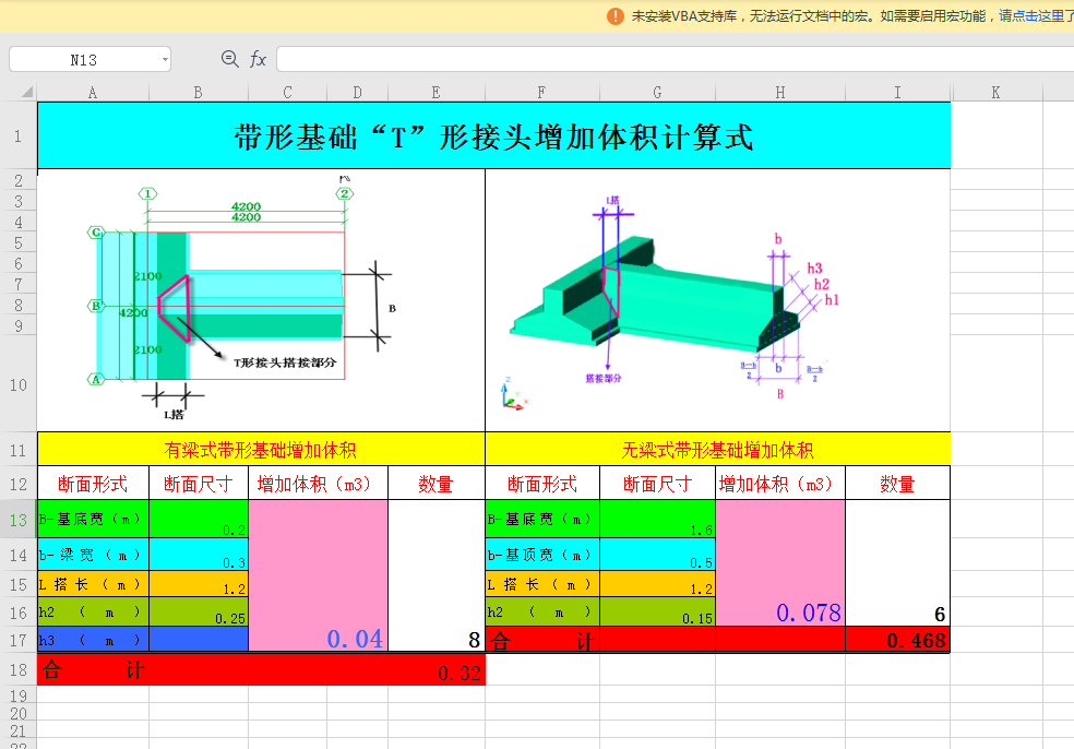 月薪1.5万造价员熬夜整理的：工程量自动Excel表，可直接套用定额