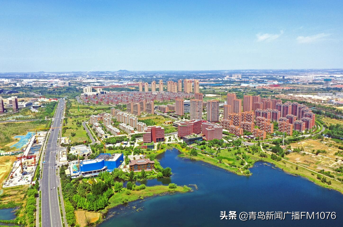 青岛自贸片区·中德生态园首个“工业上楼”项目竣工