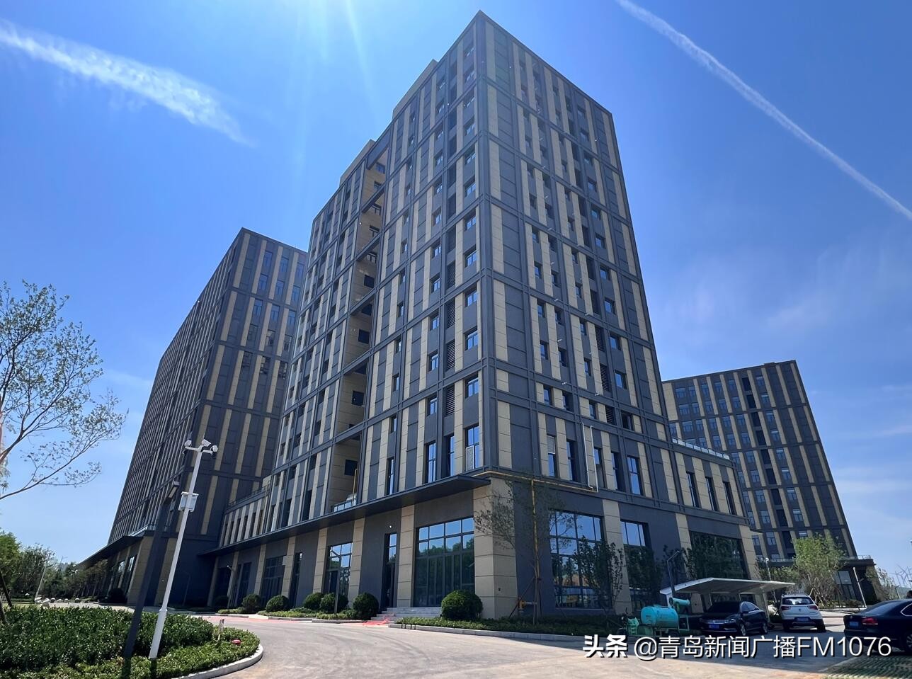 青岛自贸片区·中德生态园首个“工业上楼”项目竣工